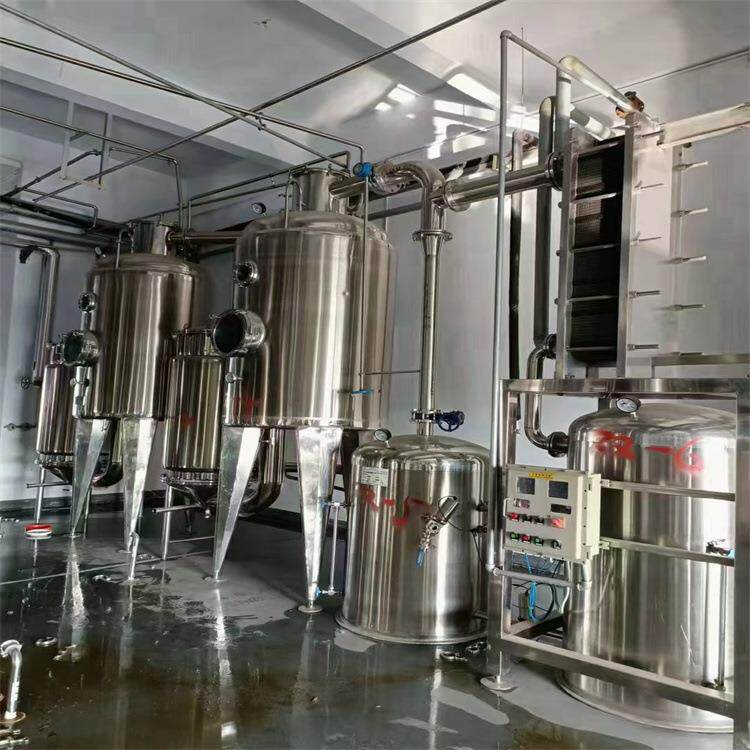双效植物提取浓缩器不锈钢废水强制循环蒸发器真空低温蒸发器