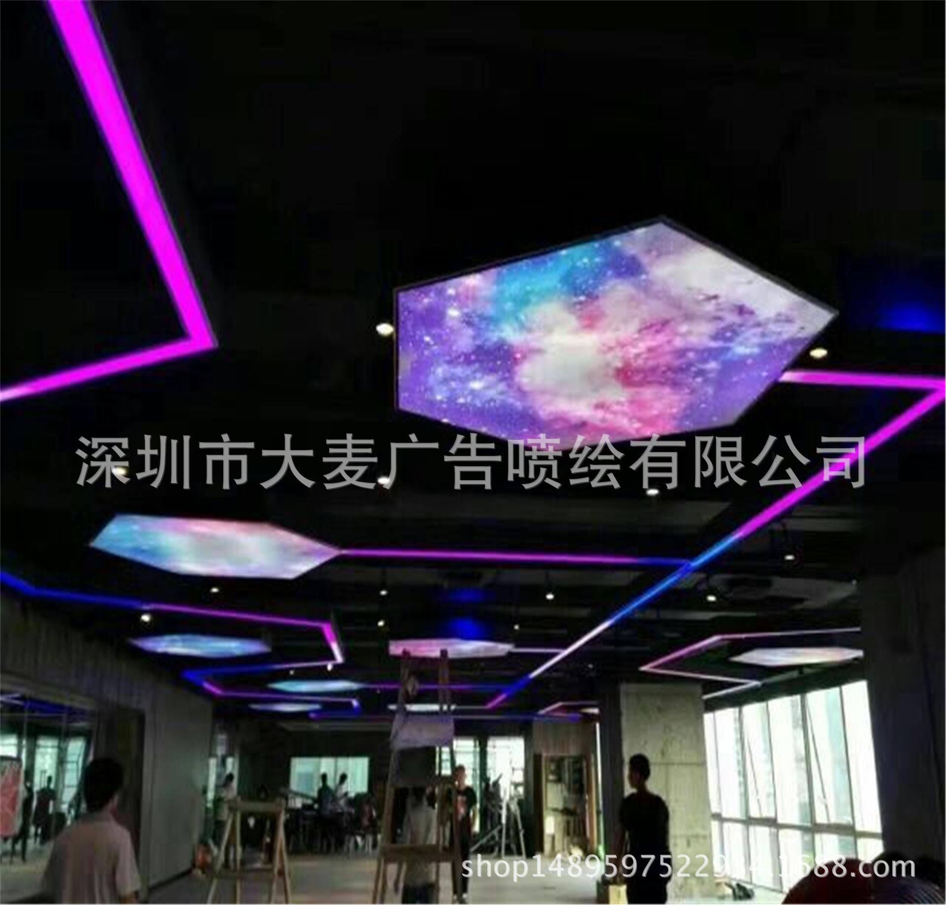 深圳大型喷绘工厂进口UV喷绘灯片喷绘灯箱片喷绘广告制作大麦广告