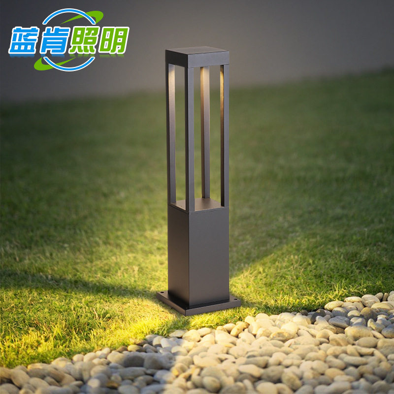 led户外防水草坪灯方形室外别墅园林花园庭院景观地插灯草地灯
