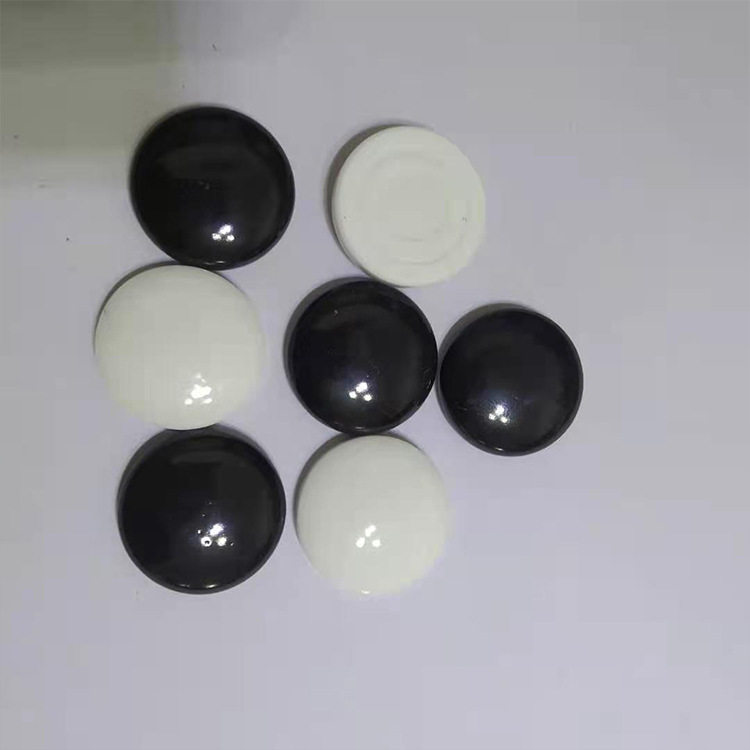 批发床垫锗石片 托玛琳陶瓷圆片 25mm围棋赭石片 六角韩文片