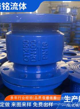 HC41X-16Q消声止回阀法兰止回阀升降式逆止阀球墨铸铁单向阀