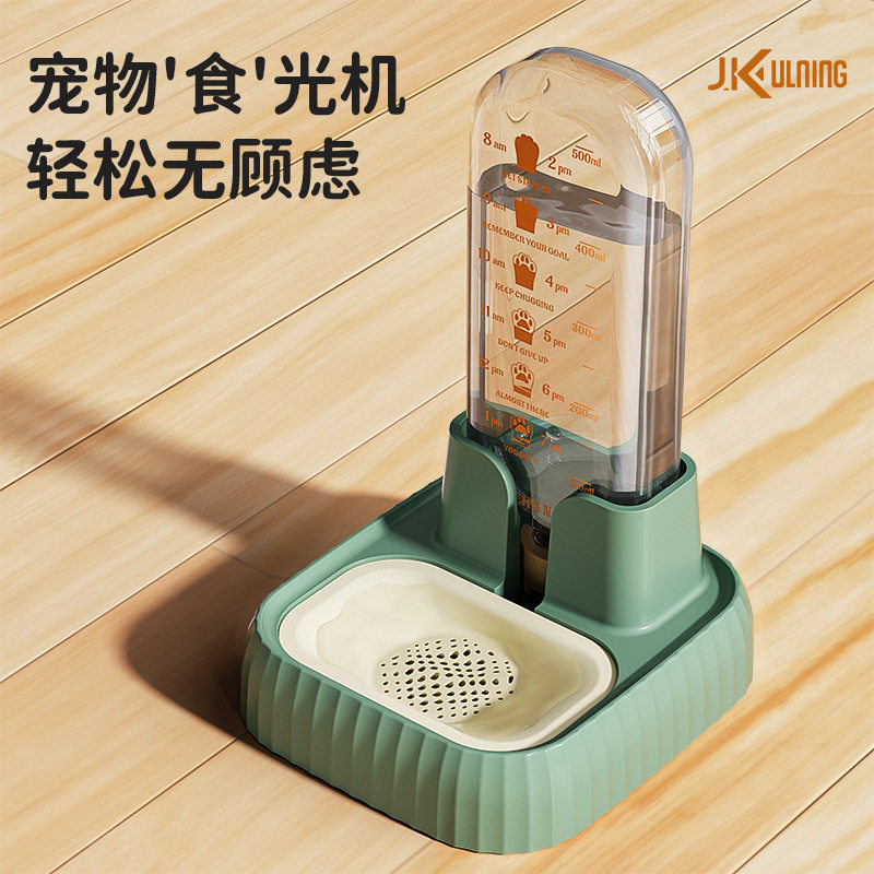 四季通用室内宠物虹吸猫咪不湿嘴循环过滤大容量泰迪狗狗水机食具