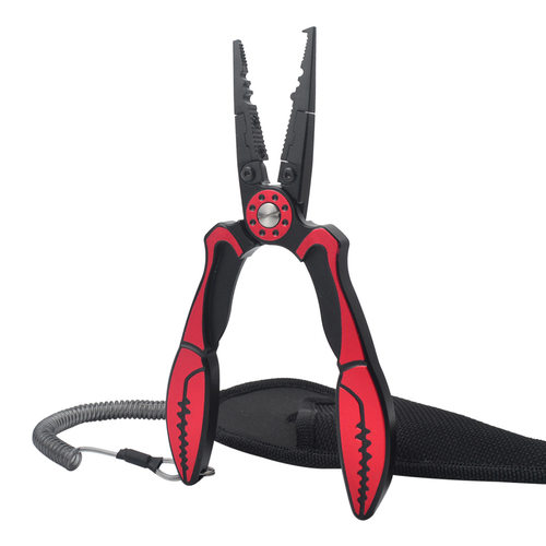 蟹外形铝合金路亚钳FG-1034钓鱼摘钩钳工具送绳渔具批发路亚专用