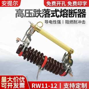熔断器 户外高压跌落式 熔断器RW11 100A12KV高压户外10kv跌落式