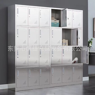 厂家直销不锈钢201鞋 柜可储物柜订 柜无尘车间双层304不锈钢员工鞋