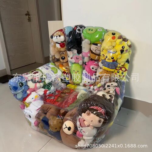 网红透明ins风充气女皇沙发欧式艺术单人椅创意摄影道具厂家直销