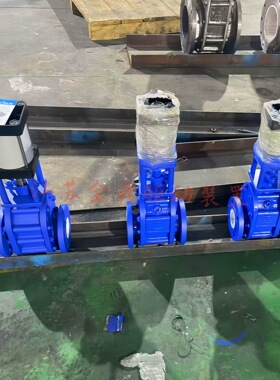 气动陶瓷双闸板阀Z644TC-16C DN250 法兰连接耐磨输灰出料阀