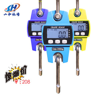 称 小型电子吊钩秤 电子秤手持便携式 电子秤 吊秤100kg 包邮 300kg