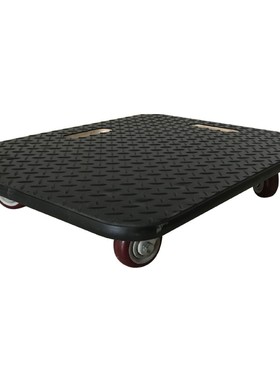 出口木质搬家器轻型工具车橡胶贴面防滑 黑色载重大PW6045-III