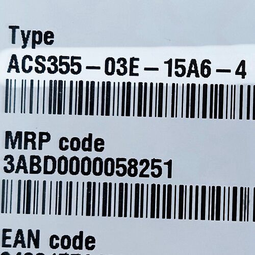 ACS355-03E-15A6-4 ABB变频器三相ACS355-03E-15A6-4 7.5KW变频器