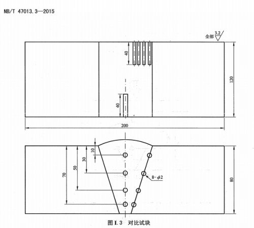 奥氏体不锈钢对接接头对比试块 NB/T47013-2015压力容器标准试块