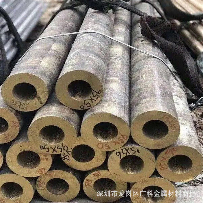 大量供应Qsn6.5-0.4耐磨锡青铜管大直径锡青铜棒加工铜套圆环