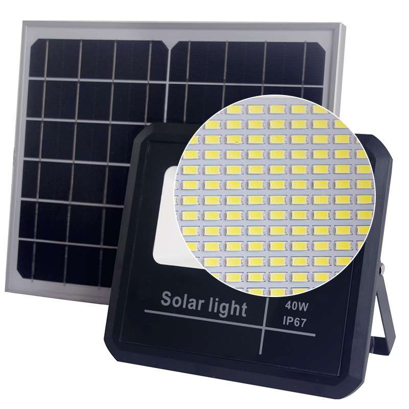 太阳能投射灯农村户外泛光灯led太阳能庭院灯户外庭院景观投光灯