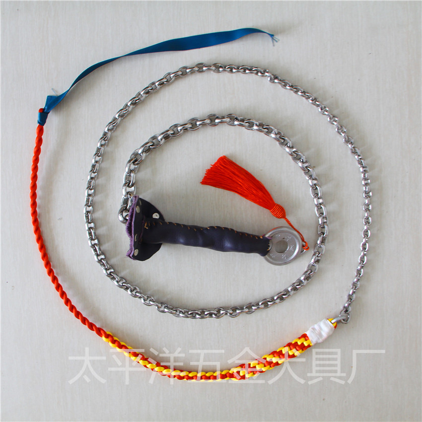 包邮厂家直销不锈钢麒麟鞭 健身螺母麒麟鞭 武术用品健身甩鞭响鞭