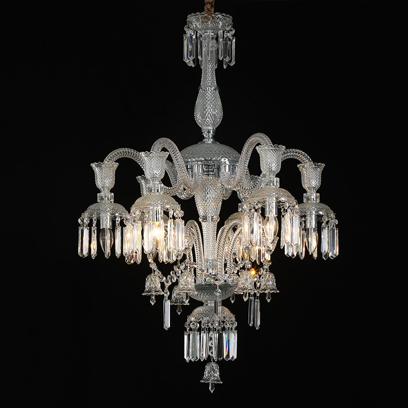 欧式吊灯客厅水晶灯创意简约复式楼转角楼梯吊灯民宿餐厅led灯具