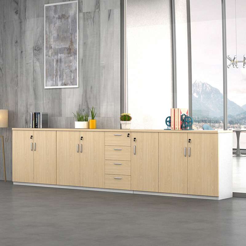 办公家具文件柜矮柜储物柜资料柜档案柜木质公共空间办公柜子80高