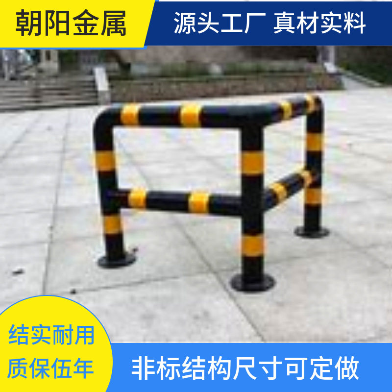 订置不锈钢护栏M型钢管挡车器加厚U型防撞路桩防护道路挡车警示柱