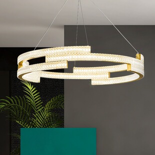 后现代轻奢客厅吊灯卧室创意个性简约设计师款餐厅主灯高档水晶灯