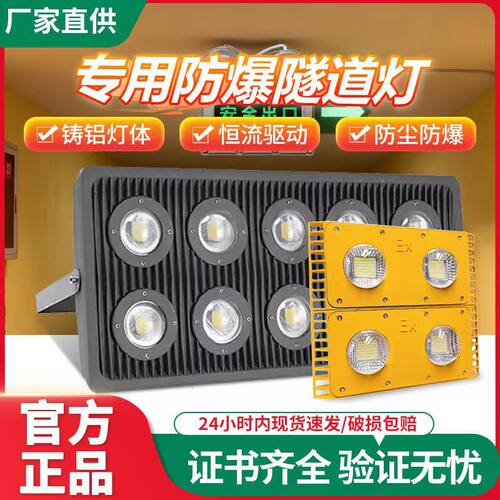 LED防爆灯隧道灯厂房车间仓库照明灯工地施工低压36V24防爆投光灯