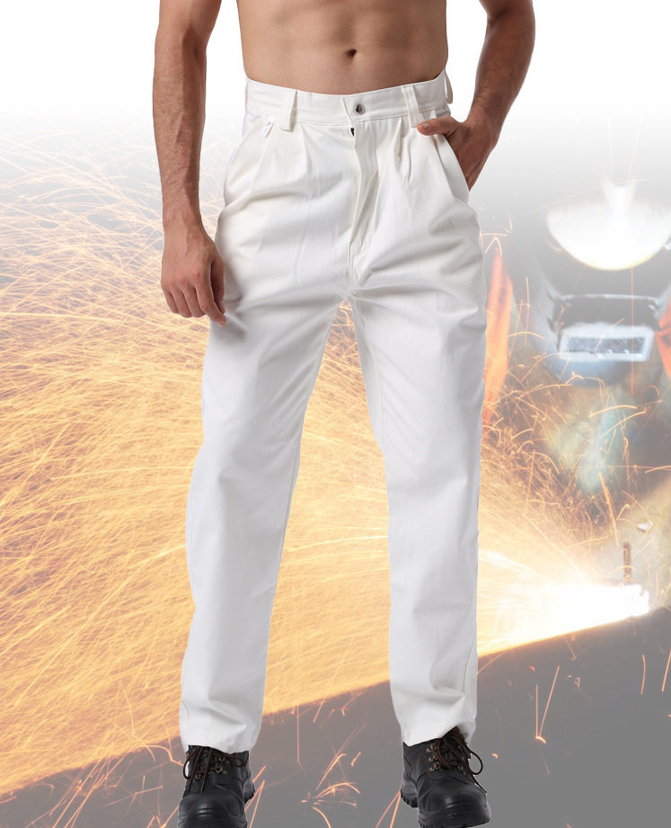 友盟AP-9710 白色防火阻燃裤 透气、轻便、可水洗