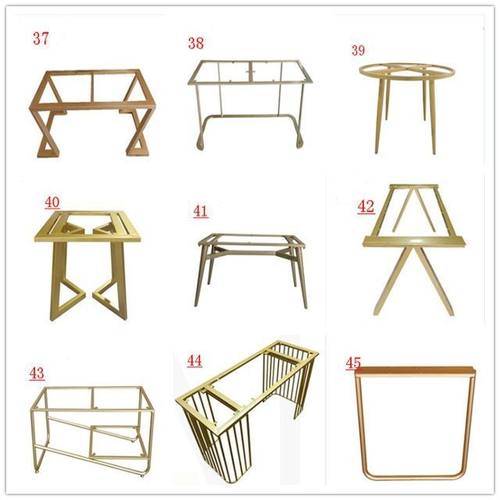 铁艺桌腿桌脚餐桌办公桌大理石架子岩板支撑架金属茶几架子桌子腿