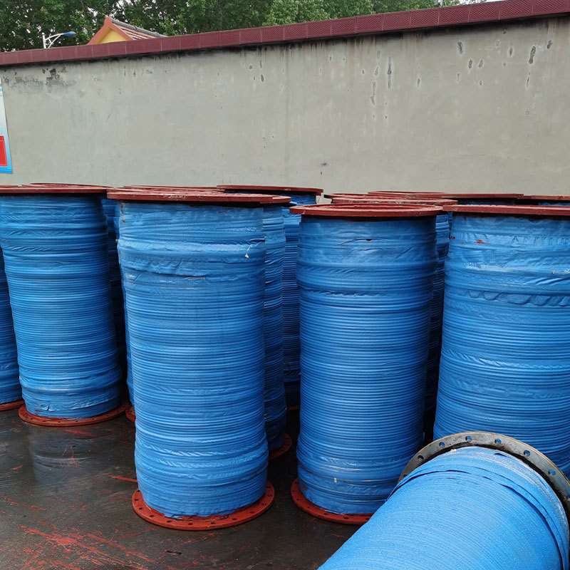 大口径法兰防汛抗旱排水管道农业灌溉疏浚胶 钢丝缠绕输水胶管