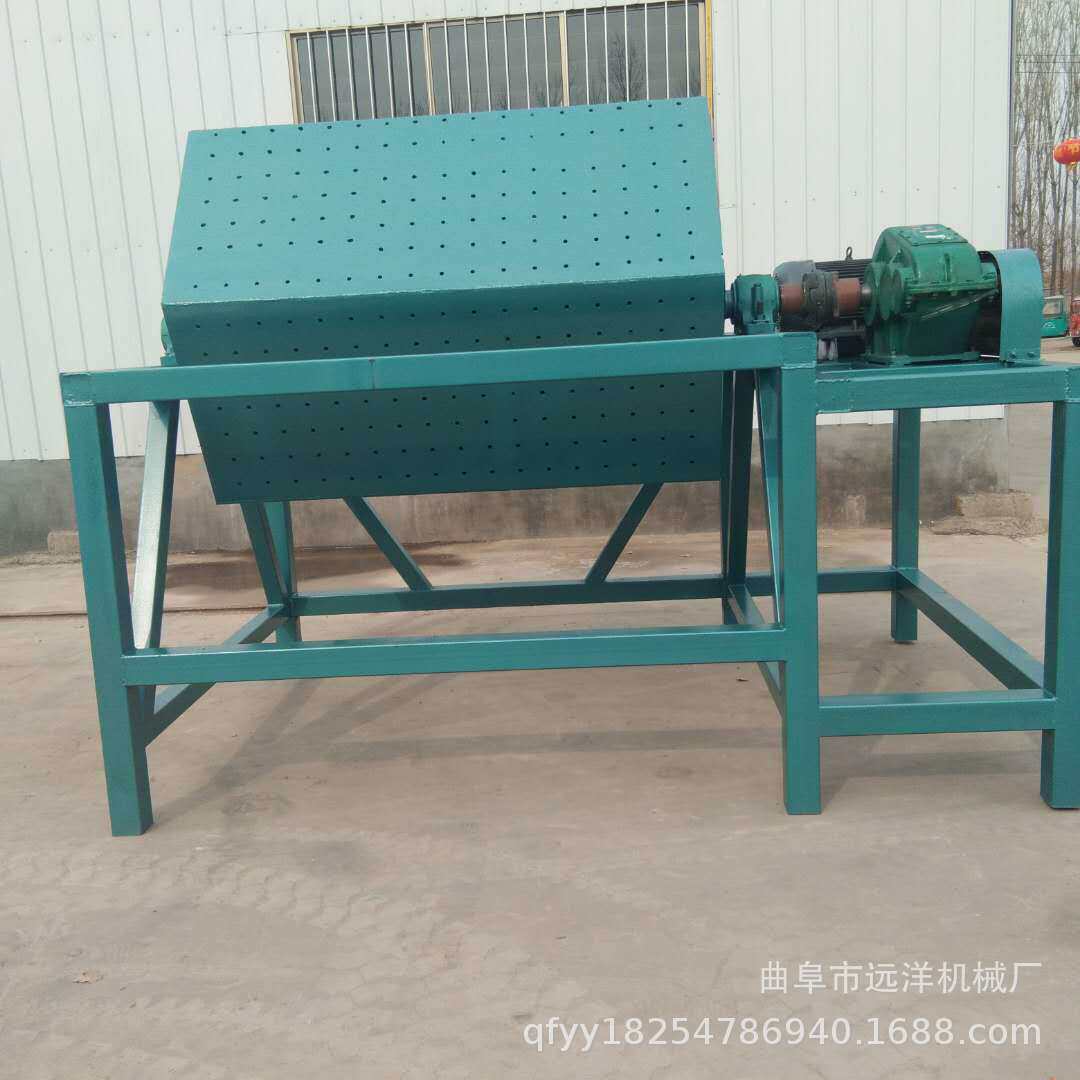 加厚材质金属研磨设备金属表面去锈机高速橡胶内衬大型石头研磨机