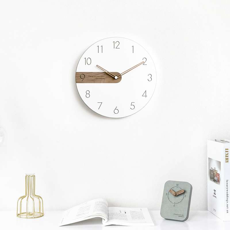 WOZOOM屋准北欧轻奢网红钟表挂钟客厅家用现代简约创意大气时尚墙