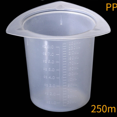93-1000巴罗克三角凹槽设计 1000ml非灭菌可反复使用量杯100/箱