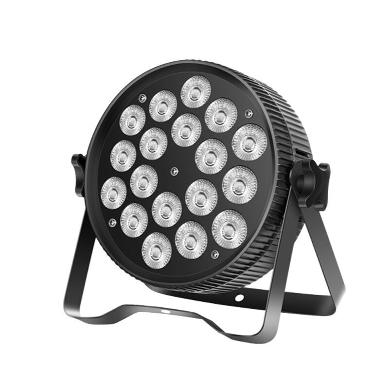 18颗10W全彩扁帕灯四合一舞蹈室led染色婚庆七彩氛围灯舞台灯厂家