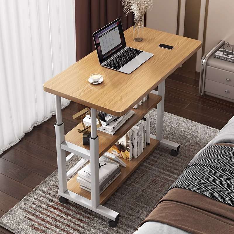 床边小桌子可移动电脑桌卧室简易升降桌家用小型书桌学习写字桌子