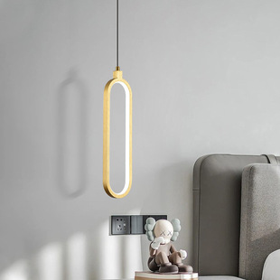 2022新款 网红轻奢主卧小吊灯卧室床头吊灯 吊线灯现代简约创意个性