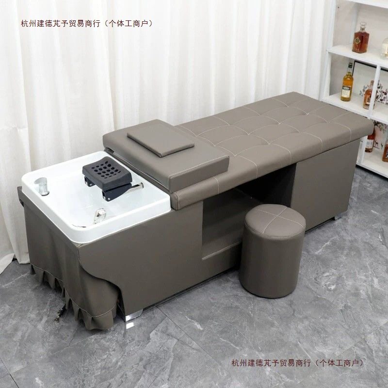 泰式洗头床头疗水循环理发店美容院发廊专用恒温洗头熏蒸按摩一体