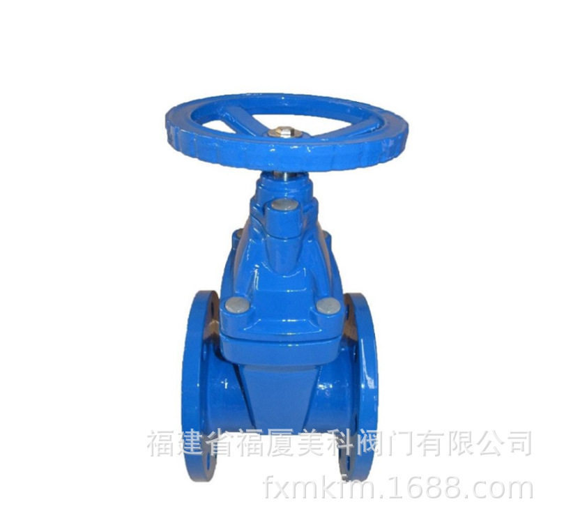 福厦美科球墨铸铁暗杠密封座法兰闸阀RVHX-10/16/25Q DN150 200