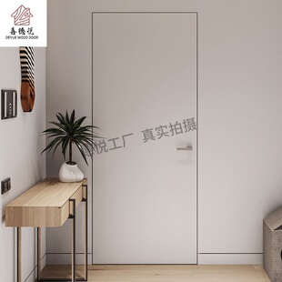 南京工厂暗门一门到顶极简门卧室门套装门包安装免漆室内房间门