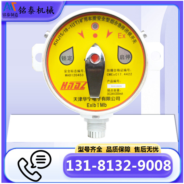 天津华宁电子KHJ15/18-1（IT）矿用本质安全型组合急停闭锁开关