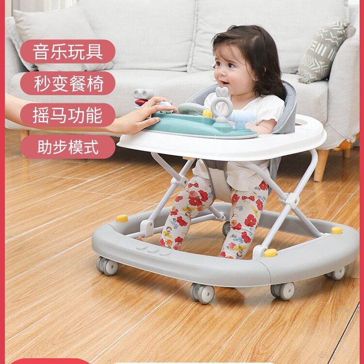 婴幼儿学步车男女宝宝手推车小孩二合一多功能防侧翻学行车
