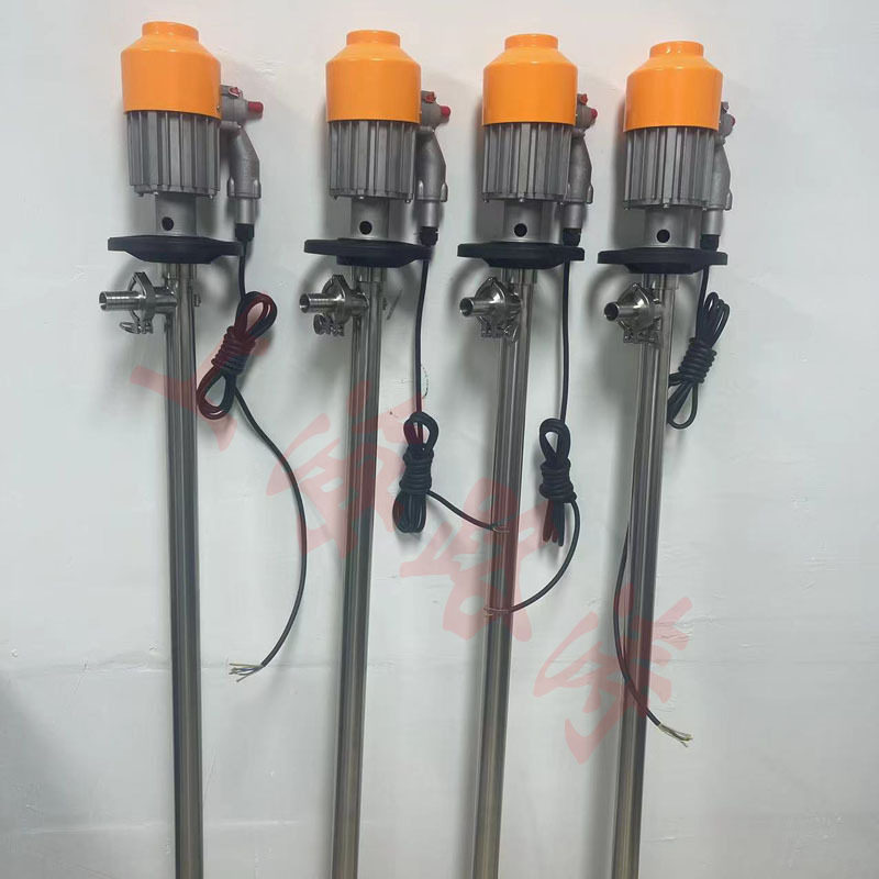供应HD-EX2-V+SS304-1000HP电动抽液泵|油桶泵手提式化工插桶泵