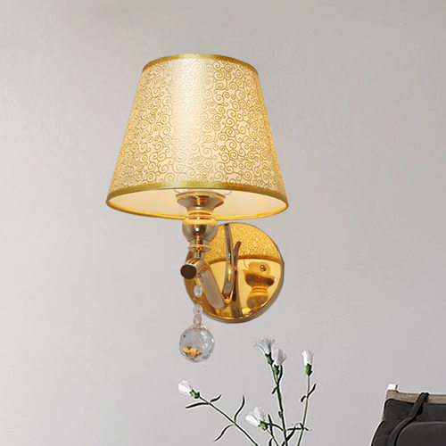 厂家直销现代印花复古壁灯 家用客厅走廊暖光浪漫照明灯具led灯