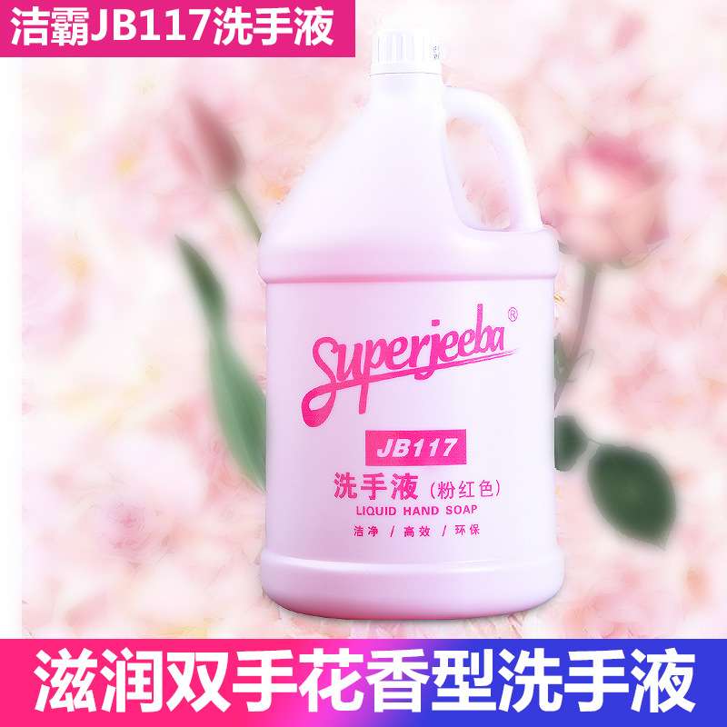 白云清洁洗手液洗手露大桶装洗手液花香型多用途清洁剂JB117