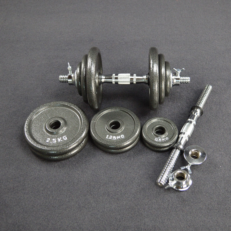 纯铁摇臂配重铁块中孔28 20 15 10 7.5 5 公斤小孔健身哑铃杠铃片