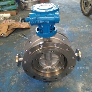 200 不锈钢三偏心保温夹套耐高温双法兰硬密封蝶阀DN125 BD343W