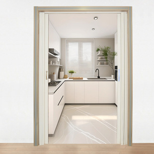 PVC FOLDING DOOR ALUMINUM ALLO  DOOR