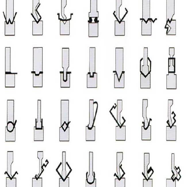 30度双折边 数控折弯机压平模具 折弯机下模 折弯机模具标准
