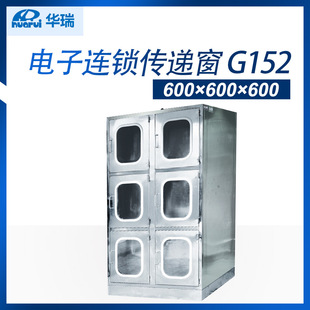 南京华瑞不锈钢 电子连锁传递窗 连锁风淋传递箱 G152 G154