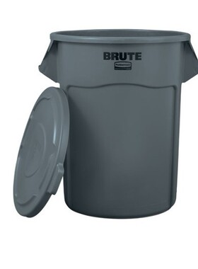 乐柏美通风BRUTE储物桶塑料垃圾桶抗压桶208升大容量收纳桶不带盖