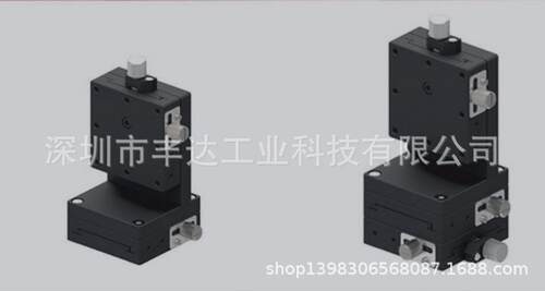 Z轴燕尾槽齿轮齿条微调位移滑台