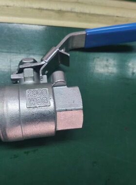 佳铸 不锈钢304 316两片式内外牙2000WOG球阀 2PC 2000 CWP阀门