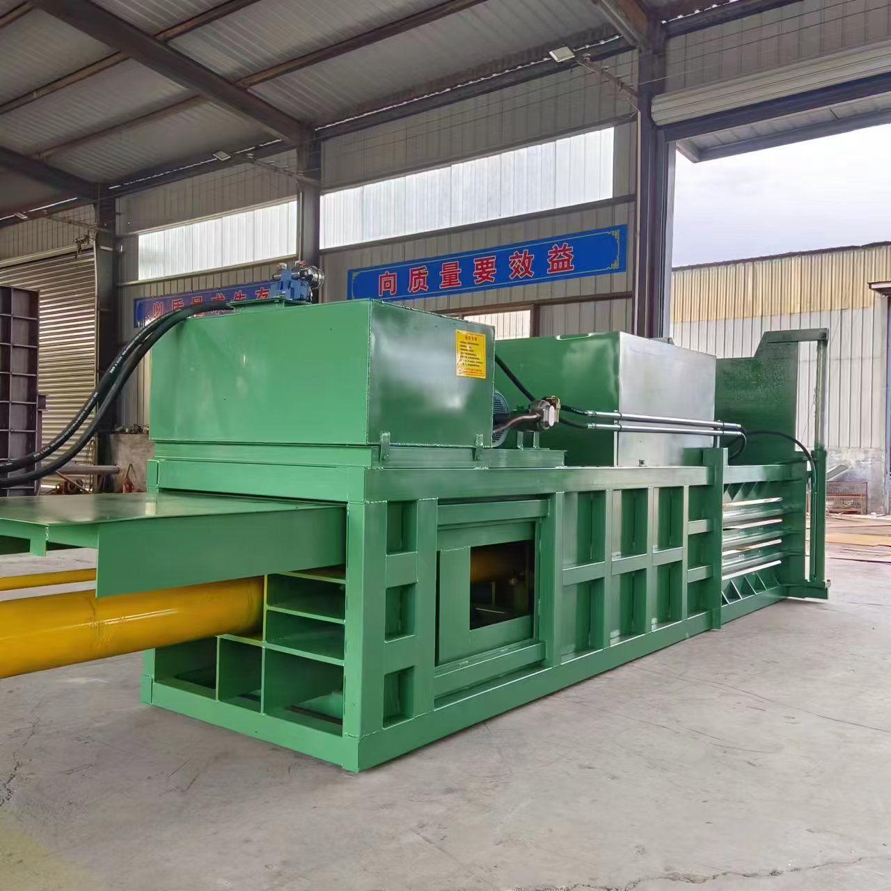 半自动立式200吨金属边角料打包机多少钱江苏地区125吨废铁压块机