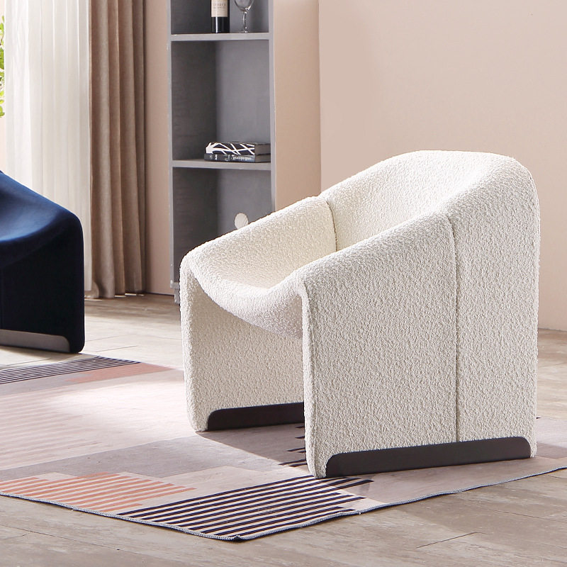 网红休闲单人沙发设计师单椅M型创意客厅极简异形椅子懒人沙发椅